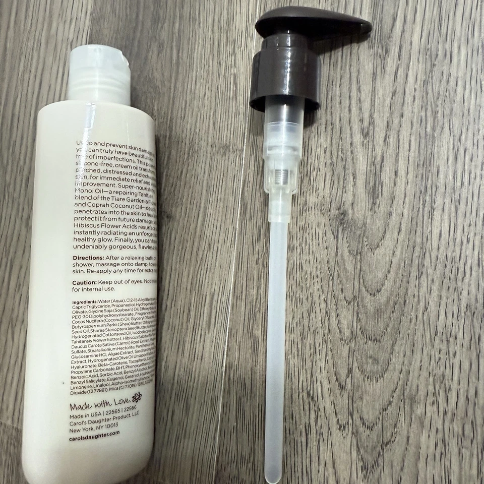 Carol's Daughter Monoi восстанавливающий тело трансформирующий крем масло 8 жидк. oz. + Насос - Изображение 3 из 3
