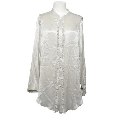 Custommade, Bluse, Größe: 38, Grau, Seide, Damen #Mvv