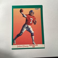 1991 Fleer Football #45 John Elway (NM)