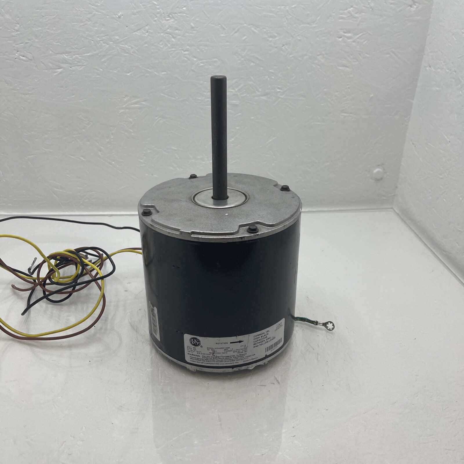 US MOTORS K55HXRPC-2966 CONDENSER MOTOR 1/3HP 826RPM 460V 1PH 8105-071