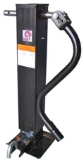 RAM 12K GOOSENECK TRAILER JACK FRONT OR SIDE PULL, SPRING LOADED DROP LEG