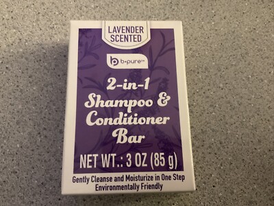 b-pure 2 In 1 Shampoo & Conditioner Bare LAVENDER SCENTED 3oz