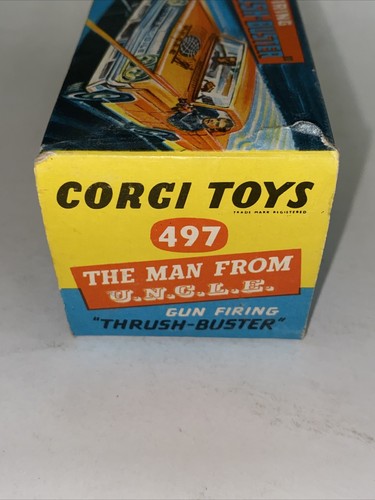 CORGI 497 ORIGINAL MAN FROM UNCLE BLUE Thrush-Buster With No RING And NM Box - Picture 12 of 12
