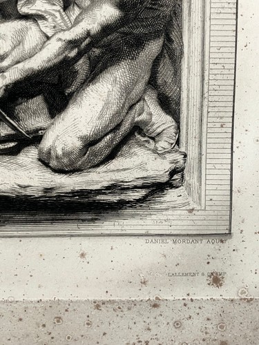 Republique GRAVURE Daniel Mordant JULES DALOU Rouam XIX° - Picture 3 of 4