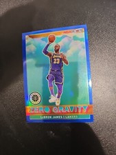2019-20 Hoops Premium Stock Zero Gravity Blue #18 LeBron James Lakers