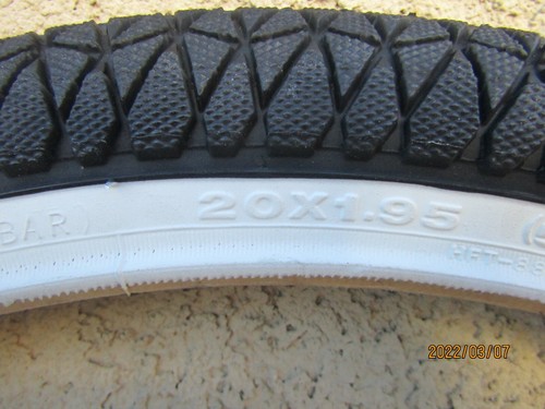 NEW 20'' BICYCLE ALUMINUM WHEEL SET , TIRES & TUBES BMX , GT, DINO, MONGOOSE - Picture 6 of 6