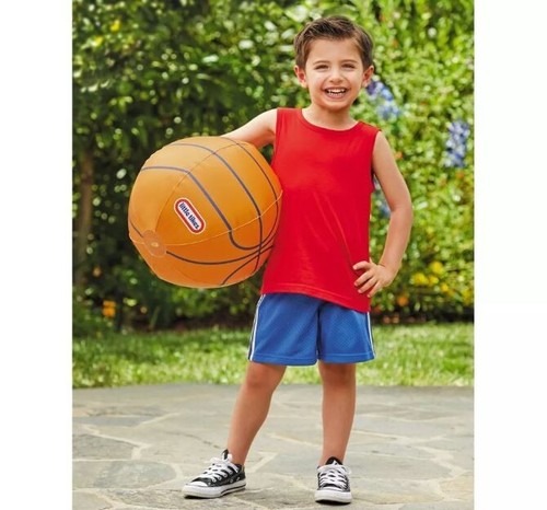Little Tikes Totally Huge Sports Basketball 2-teiliges Set mit Basketball & Tor Neu - Bild 5 von 6