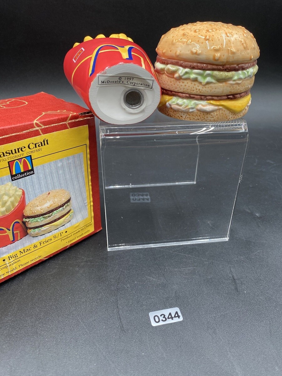 Big Mac & Fries Salt & Pepper Shaker Set Collectible 1997 Treasure
