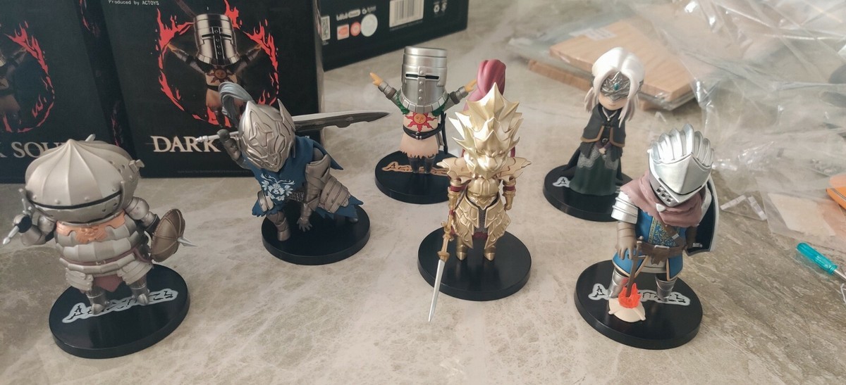 ACTOYS Dark Souls Six Figures Statue Full Set Model Figurines