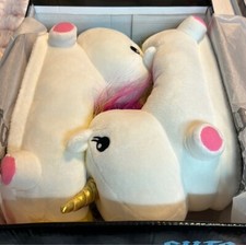 Lindas pantuflas unicornio hasta la médula talla (nuevo con etiquetas pequeño/mediano