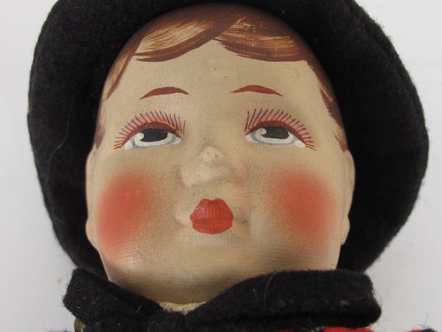 Antique Gerbruder Bing Cloth Boy Doll Original Clothes Painted Face Exc. c. 1920 - Picture 6 of 9