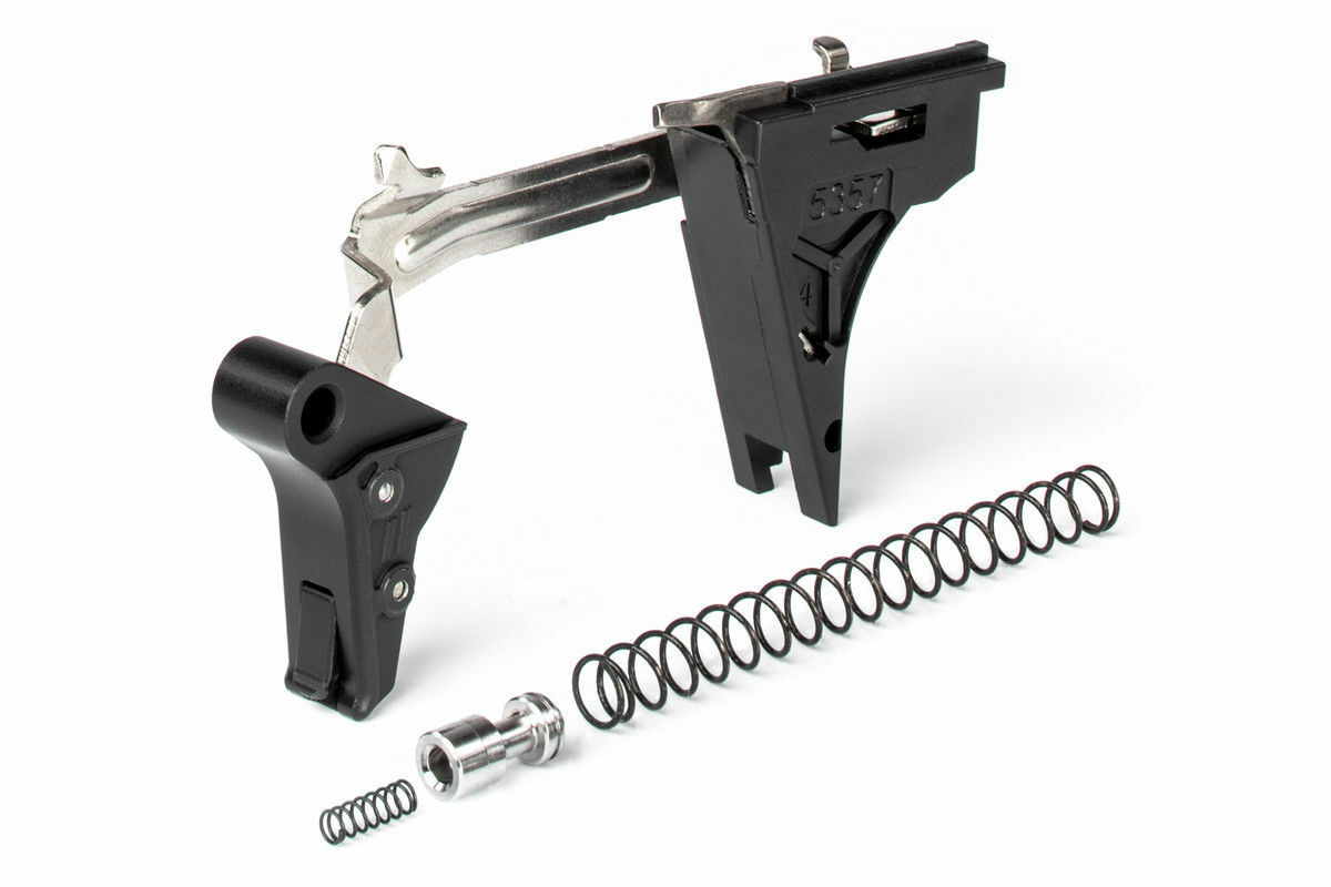 ZEV TECH DROP IN PRO FLAT FACE TRIGGER KIT BLACK SAFETY GEN
