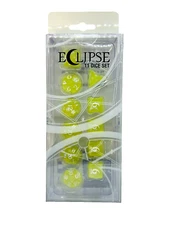 Ultra Pro Eclipse 11 Dice Set Lemon Yellow New