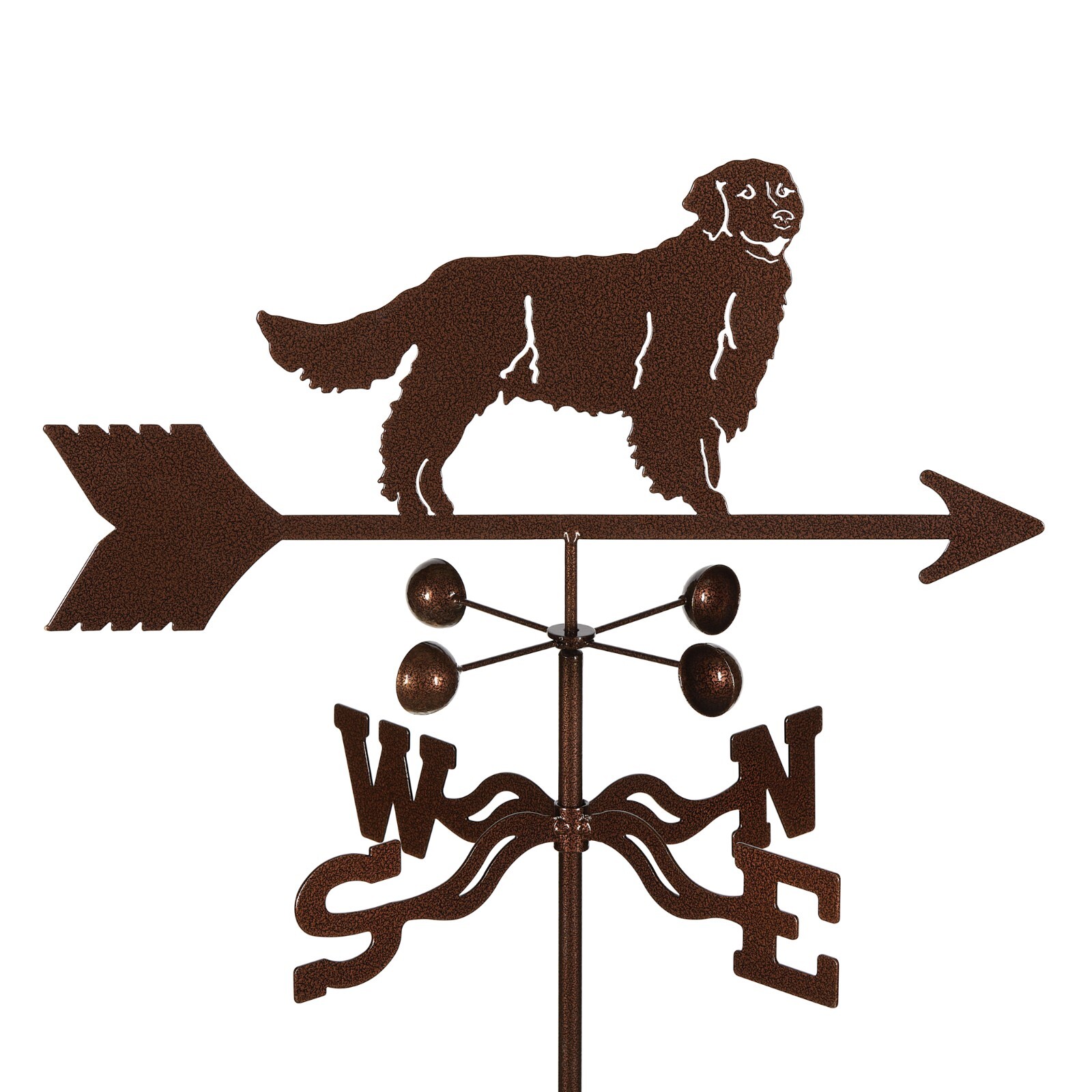 EZ Vane: HEAVY DUTY Steel Golden Retriever Weathervane
