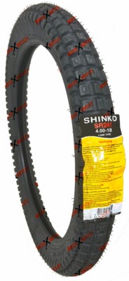 Shinko SR241 4.00-18 Tire Rear Dual Sport DOT SR 241 Golden Boy 87-4450