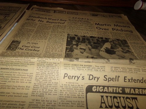 Vintage Fort Worth Telegram Huntsville Prison 11 day Standoff Roger Staubach 74 - Picture 11 of 17