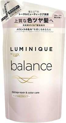 UNILEVER LUX Luminique Balance Damage Repair & Color Care Shampoo Refill 350g