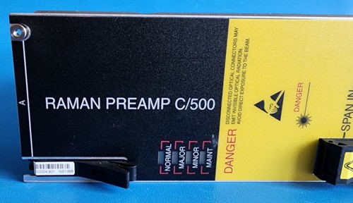 CIENA 130-1275-920 CORESTREAM - RAMAN 2, Preamp, C/500, FC, PHBR, WM0GAJBAAA - Picture 4 of 24