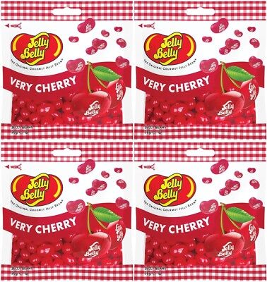 4x Jelly Sehr Kirsche Geschmack Beans 70g Tasche Amerikanischer Candy