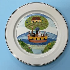 NeW Villeroy & Boch DESIGN NAIF 11 3/4" Buffet Server Plate NOAH's ARK