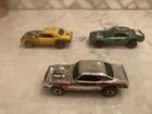 Vintage 1969 Hot Wheels Redline Heavy Chevy  Lot Of 3 Chrome Green & Yellow