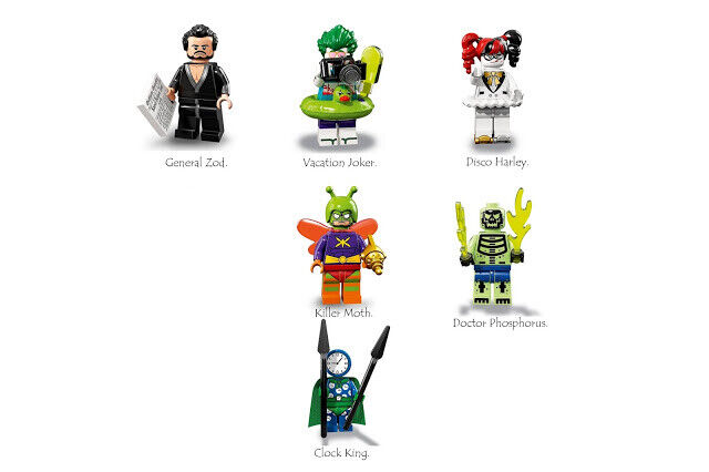 The Lego Batman Movie Series 2 Minifigures Complete Identification Gui