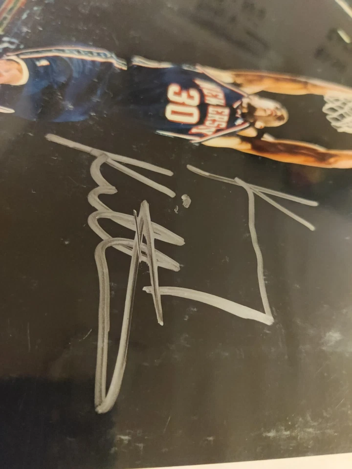 Foto firmada por Kerry Kittles 1998 autografiada 8x10" New Jersey Nets certificado de autenticidad Foto 2 de 4