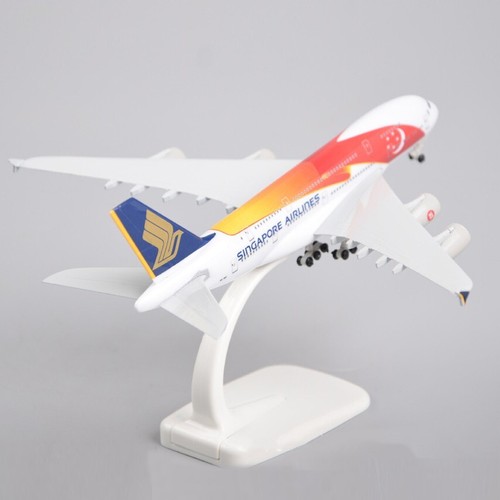 1/400 Simulation Aircraft Model Singapore Airlines Anniversary Ornament A380 - Picture 4 of 6