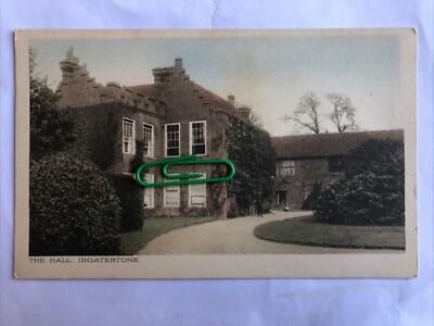 The Hall Ingatestone Polizist mit Fahrrad. Percy Greenfield farbig unbespielt