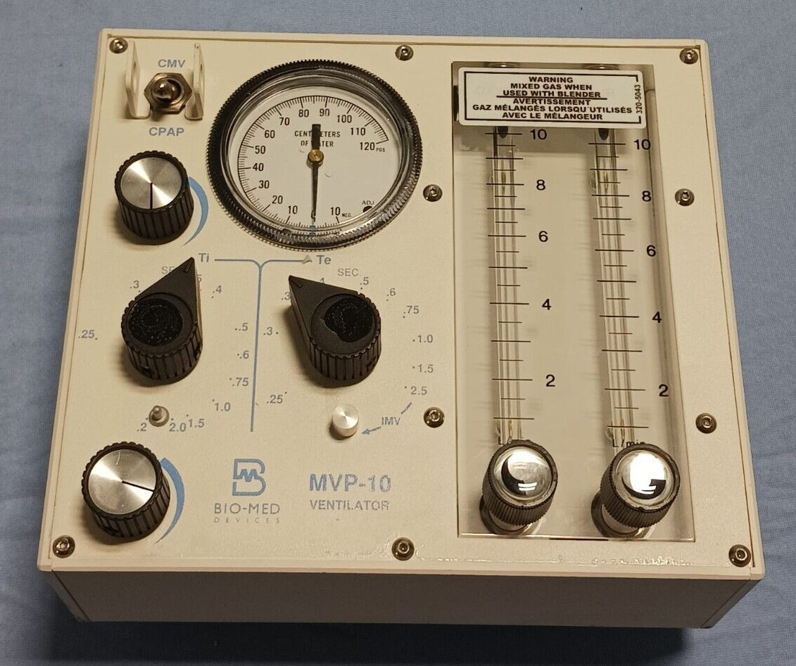 Bio-Med Devices BMD MVP-10 Ventilator 2010IB 320-5043