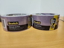  2 Scotch Painter's Tape Delicate Surface Masking Tape