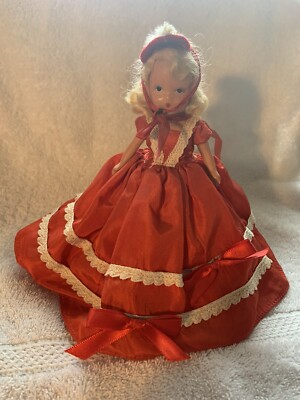 Vintage Bisque Nancy Ann Storybook Doll #198 December JUST A DEAR