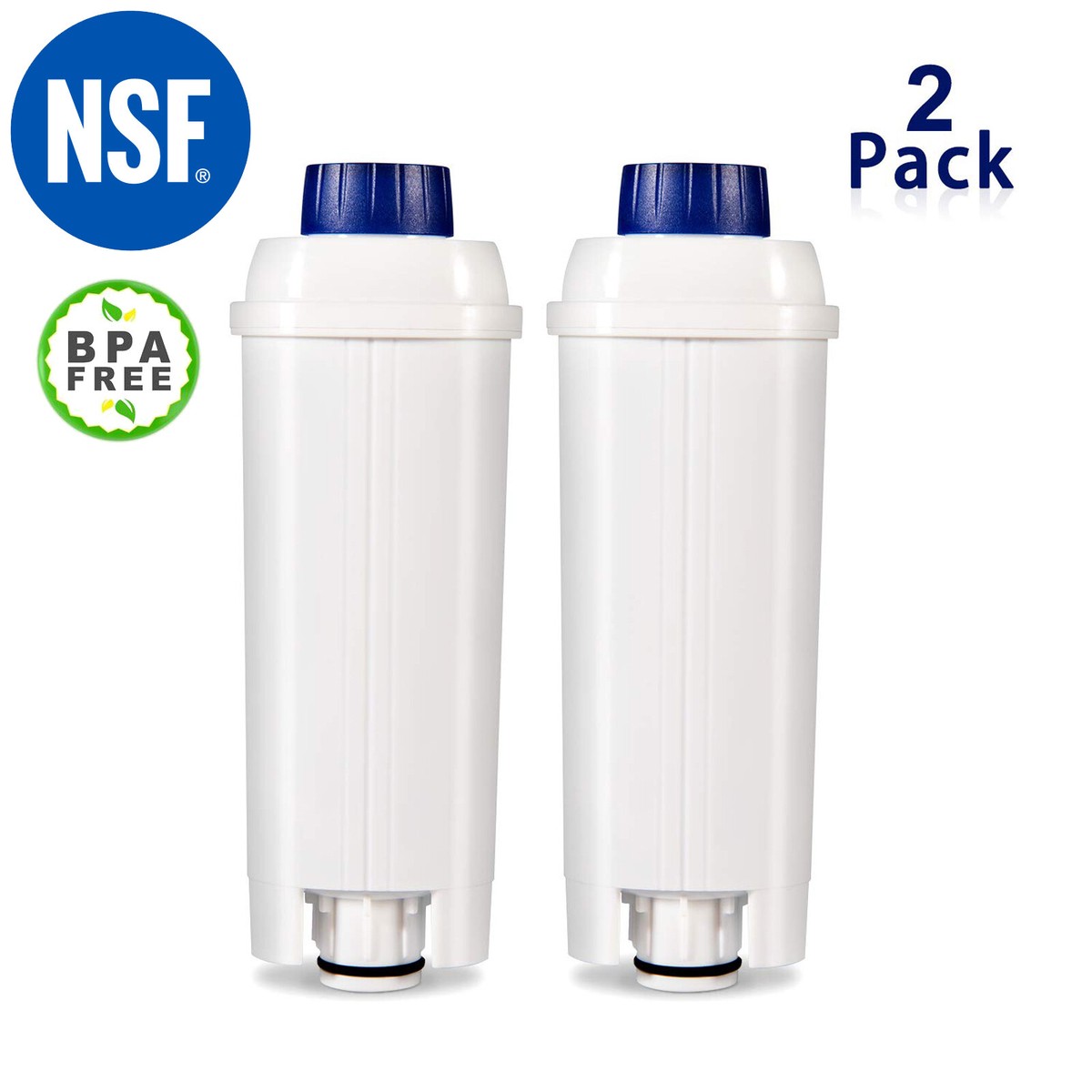Twin Pack Coffee Water Filter For Delonghi DLSC002 Twin Pack Coffee Water Filter For Delonghi DLSC002
