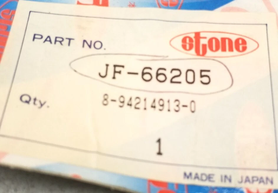 Sello de cigüeñal de piedra JF-66205 para Isuzu Trooper 1986 1987 1988 1989 1990 1991 Foto 3 de 3