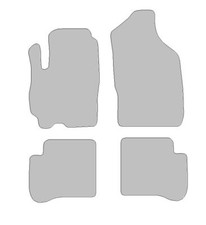 Fußmatten-Set für Hyundai Atos (1997-2017) Robust anthrazit