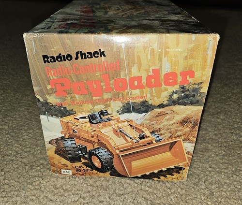Vintage Radio Shack Remote Control Radio Construction Payloader In Original Box - Picture 3 of 10