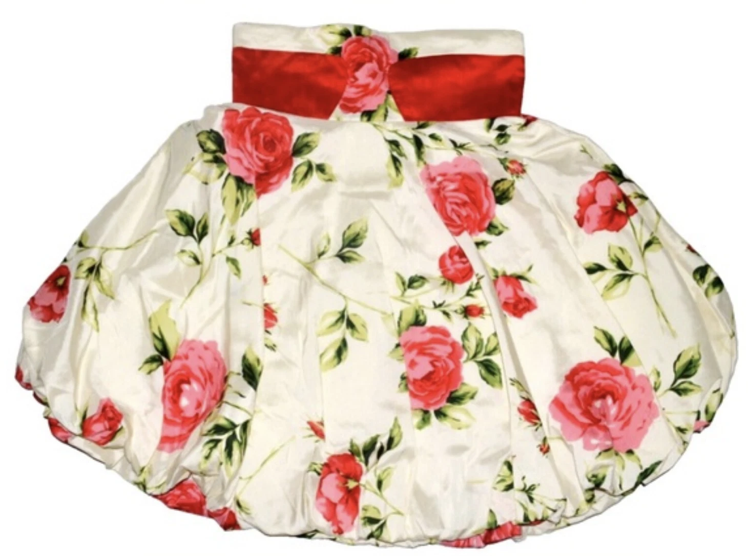 ANASTASIA CHATZKA CHICAGO DESIGNER SIZE 4 S FLORAL EMPIRE WAIST FIT FLARE SKIRT