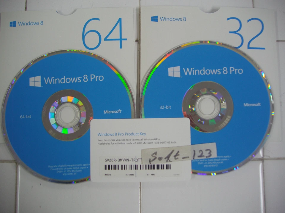 Microsoft Windows 8 Pro Full Version 32Bit & 64Bit DVD MS WIN 8 =NEW RETAIL= - Image 2 of 4