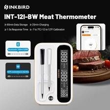 2/4 Probes Wire-Free BBQ Thermometer INKBIRD Wi-Fi Bluetooth Grill Thermometer