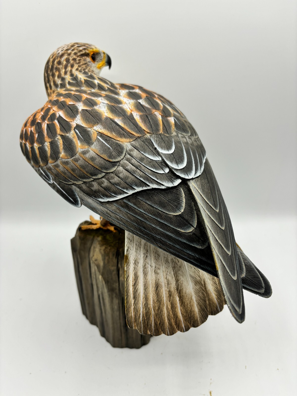Ferruginous Hawk Original Wood Carving | eBay