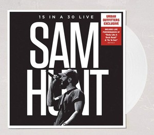 Sam-Hunt-15-In-A-30-Live-Limited-Edition-7-034-Clear-Colored-Vinyl-LP-Record