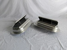 Trailer Roof Vent 1 Pair Aluminum High Profile Popup Air Flow & Gasket