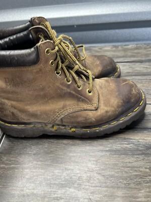 Dr. Martens 939 Boots Mens Size 10 Brown Leather Made in England Vintage 6-Eye s-l400.jpg main image 4