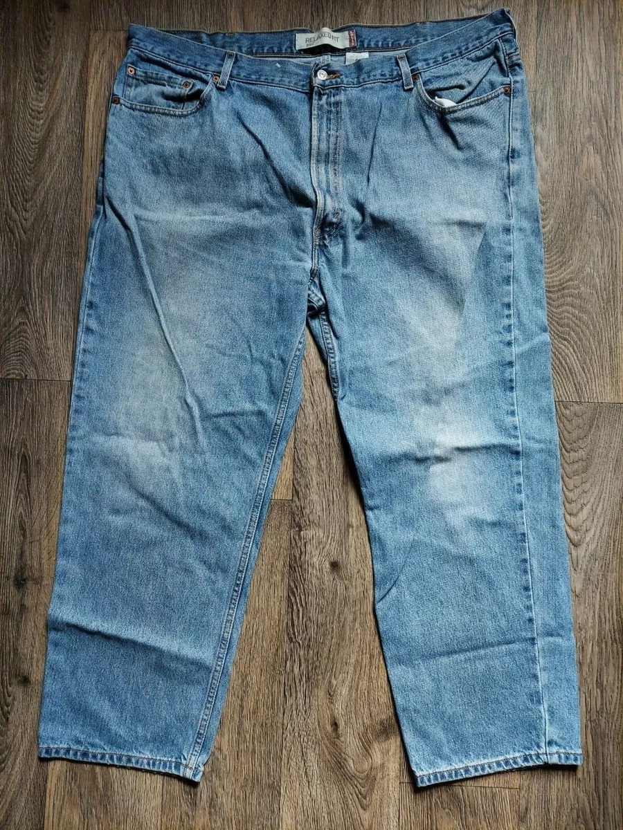 Levi s 550 Mens Blue Jeans Size 44 x 29 Medium Wash Straight