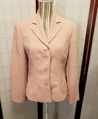 Bergamo By EBI Pale Pink Blazer Women's Size 10