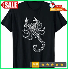 2025/NEW LIMITED Sting White Scorpion Graphic T-Shirt