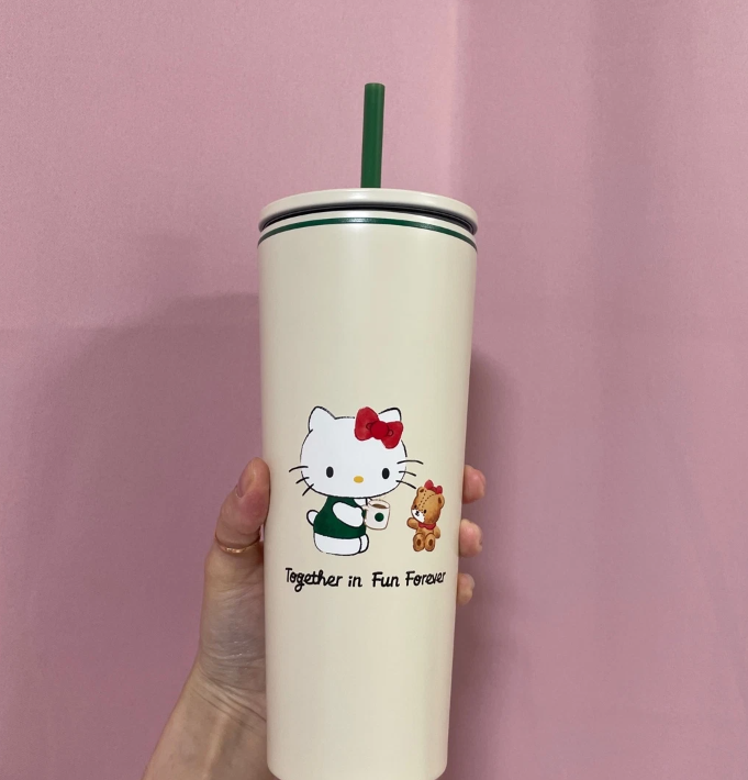 Hello Kitty x Starbucks 50th Anniversary Cold Cup Stainless Steel
