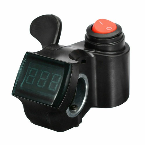 Acelerador de pulgar LED para bicicleta 12V-99V con interruptor de alimentación voltaje para bicicleta eléctrica - Imagen 3 de 11