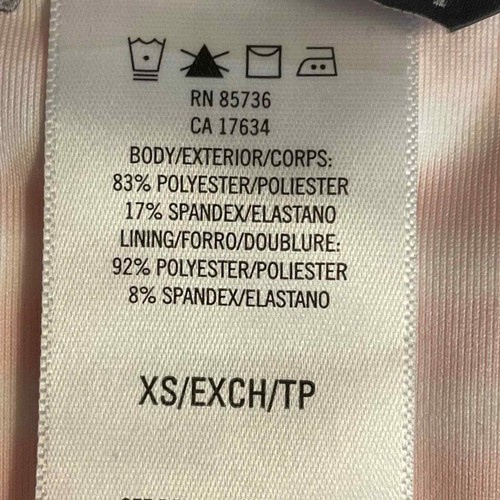 Vince Camuto Classic Bikini Bottoms Pink White Striped Lined XS NWT - Picture 6 of 10