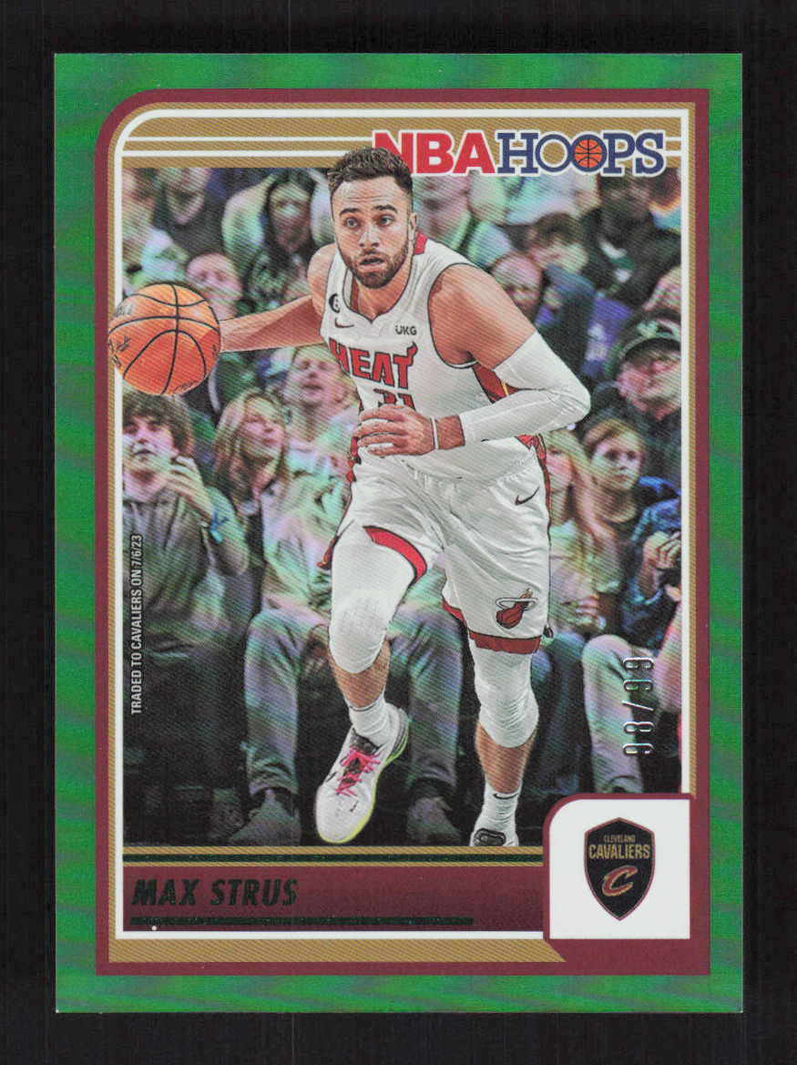 Max Strus 2023-24 Hoops Green Cleveland Cavaliers #/99 #80